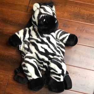 Gurilla biscuit 90s vintage zebra shaped backpack